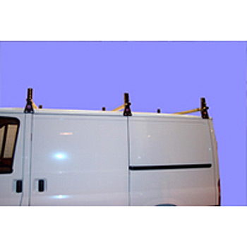 Heavy Duty St Steel Roof Bar With 5" Brackets Ford Transit Flat
